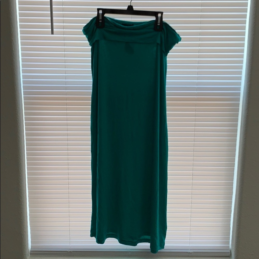 Teal Maxi Skirt